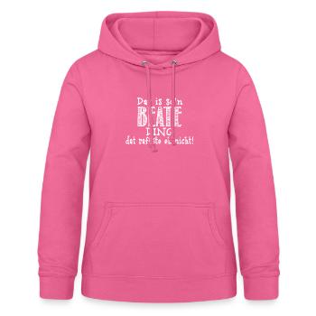 Beate - Frauen Hoodie - Pink - Vorne - AI Model Female 172 light (172cm)