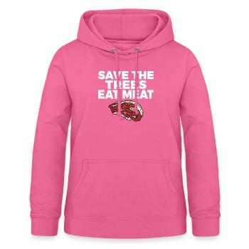 BBQ Grill Rindfleisch Liebhaber Geschenke - Frauen Hoodie - Pink - Vorne - AI Model Female 172 light (172cm)