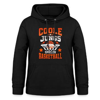 Basketball Basketballer - Frauen Hoodie - Schwarz - Vorne - AI Model Female 172 light (172cm)