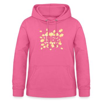 Year 1962 - Women's Hoodie - pink - Front - AI Model Female 172 light (172cm)