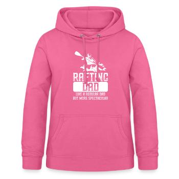 Fluss Rafting - Frauen Hoodie - Pink - Vorne - AI Model Female 172 light (172cm)