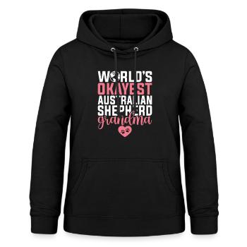 Australian Shepherd Geschenke - Frauen Hoodie - Schwarz - Vorne - AI Model Female 172 light (172cm)