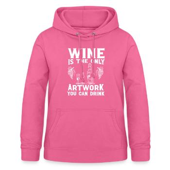 Winzer Wein Spruch für Weinliebhaber - Frauen Hoodie - Pink - Vorne - AI Model Female 172 light (172cm)