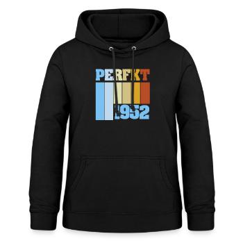 1952 - Women's Hoodie - black - Front - AI Model Female 172 light (172cm)