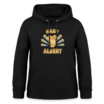 Geschenk für Albert - Frauen Hoodie - Schwarz - Vorne - AI Model Female 172 light (172cm)