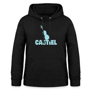 Viola Castiel - Women's Hoodie - black - Front - AI Model Female 172 light (172cm)
