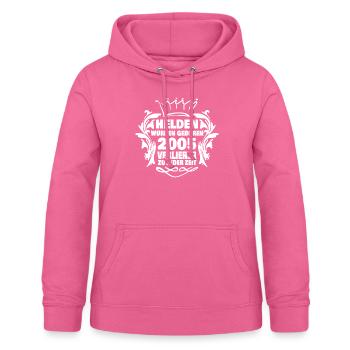 2005 - Frauen Hoodie - Pink - Vorne - AI Model Female 172 light (172cm)