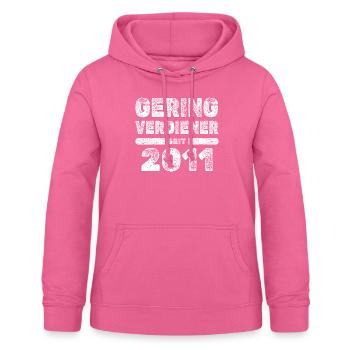 Award 2011 - Women's Hoodie - pink - Front - AI Model Female 172 light (172cm)