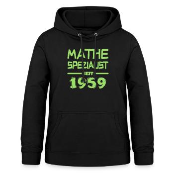 1959 1959 - Frauen Hoodie - Schwarz - Vorne - AI Model Female 172 light (172cm)