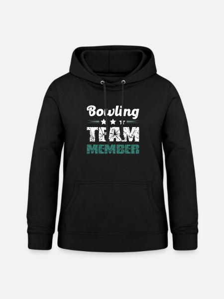 Bowling Team - Frauen Hoodie - Schwarz