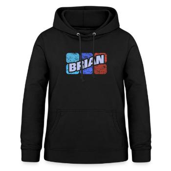 Brian als Brian - Frauen Hoodie - Schwarz - Vorne - AI Model Female 172 light (172cm)