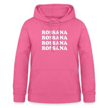 Rossana comme nom - Sweat à capuche Femme - rose - Devant - AI Model Female 172 light (172cm)