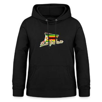 Zimbabwe - Women's Hoodie - black - Front - AI Model Female 172 light (172cm)