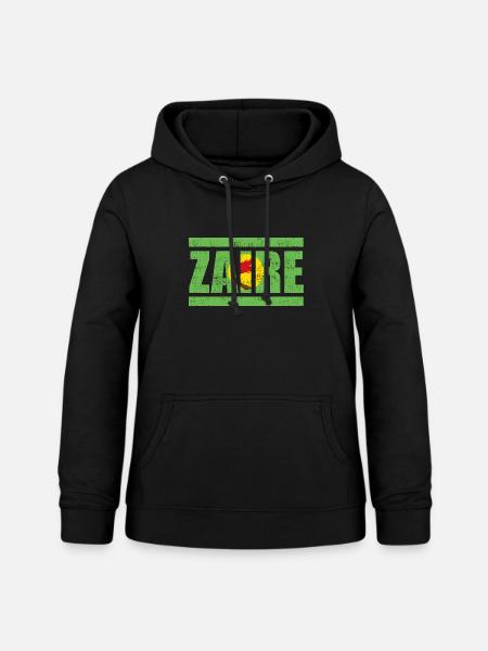 Zaire - Frauen Hoodie - Schwarz