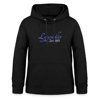 1971 1971 - Frauen Hoodie - Schwarz - Vorne - AI Model Female 172 light (172cm)