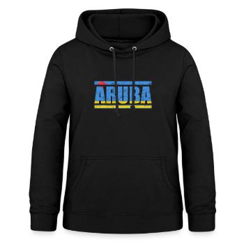 Aruba - Frauen Hoodie - Schwarz - Vorne - AI Model Female 172 light (172cm)