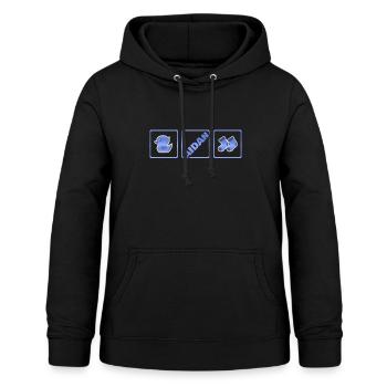Geburt Aidan - Frauen Hoodie - Schwarz - Vorne - AI Model Female 172 light (172cm)