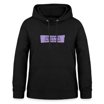 Geschenk für Adina - Frauen Hoodie - Schwarz - Vorne - AI Model Female 172 light (172cm)
