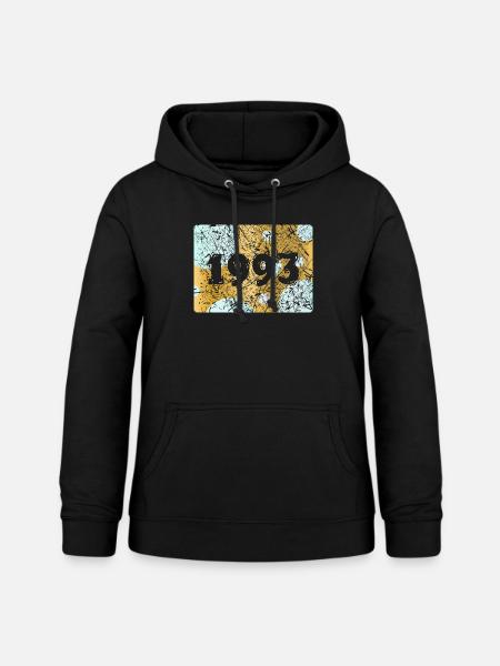 1993 1993 - Frauen Hoodie - Schwarz