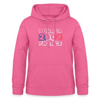 2004 - Frauen Hoodie - Pink - Vorne - AI Model Female 172 light (172cm)