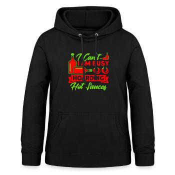 Sammeln Soßen Sammlung Geschenk - Frauen Hoodie - Schwarz - Vorne - AI Model Female 172 light (172cm)