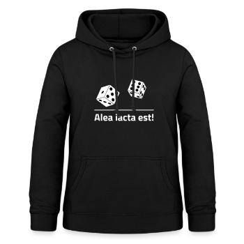 Alea iacta est! - Sweat à capuche Femme - noir - Devant - AI Model Female 172 light (172cm)