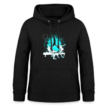 Gymnastik Geräteturnen Turnen Geschenk - Frauen Hoodie - Schwarz - Vorne - AI Model Female 172 light (172cm)