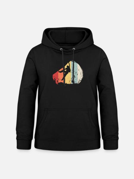 Kletter Klettern Boulder Shirt - Frauen Hoodie - Schwarz