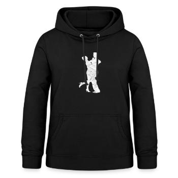 Cours de danse couple danse - Sweat à capuche Femme - noir - Devant - AI Model Female 172 light (172cm)