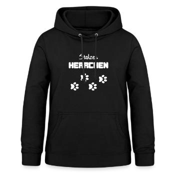 Hund Herrchen Hundebesitzer - Frauen Hoodie - Schwarz - Vorne - AI Model Female 172 light (172cm)