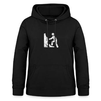 Escalade Alpiniste Alpiniste Alpiniste - Sweat à capuche Femme - noir - Devant - AI Model Female 172 light (172cm)