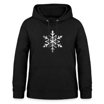 Neige - Sweat à capuche Femme - noir - Devant - AI Model Female 172 light (172cm)
