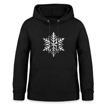 hiver - Sweat à capuche Femme - noir - Devant - AI Model Female 172 light (172cm)