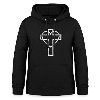 Christentum - Frauen Hoodie - Schwarz - Vorne - AI Model Female 172 light (172cm)