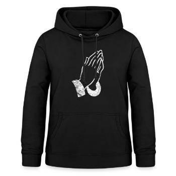 religion - Sweat à capuche Femme - noir - Devant - AI Model Female 172 light (172cm)