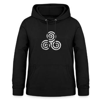 Celtic - Frauen Hoodie - Schwarz - Vorne - AI Model Female 172 light (172cm)