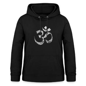 bouddhisme - Sweat à capuche Femme - noir - Devant - AI Model Female 172 light (172cm)