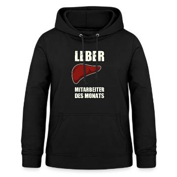 Liver Employee Of The Month Funny gift - Women's Hoodie - black - Front - AI Model Female 172 light (172cm)