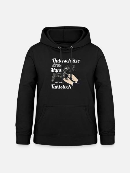 Dirigent taktstock - Frauen Hoodie - Schwarz