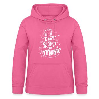 Music - Women's Hoodie - pink - Front - AI Model Female 172 light (172cm)