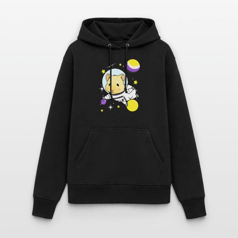 Nonbinary guinea pig Nonbinary Pride Women's Hoodie