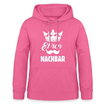 Ehren Nachbar - Frauen Hoodie - Pink - Vorne - AI Model Female 172 light (172cm)