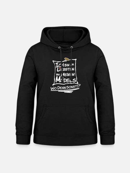 Mädels - Frauen Hoodie - Schwarz