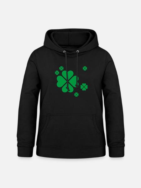 Glück - Frauen Hoodie - Schwarz