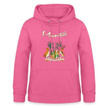 Mauritius - Frauen Hoodie - Pink - Vorne - AI Model Female 172 light (172cm)