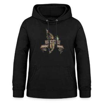 The Ranger - Frauen Hoodie - Schwarz - Vorne - AI Model Female 172 light (172cm)