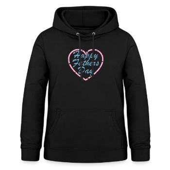 Happy Fathers Day - Frauen Hoodie - Schwarz - Vorne - AI Model Female 172 light (172cm)