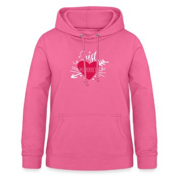 Just Married - Just Married Wedding - Women's Hoodie - pink - Front - AI Model Female 172 light (172cm)