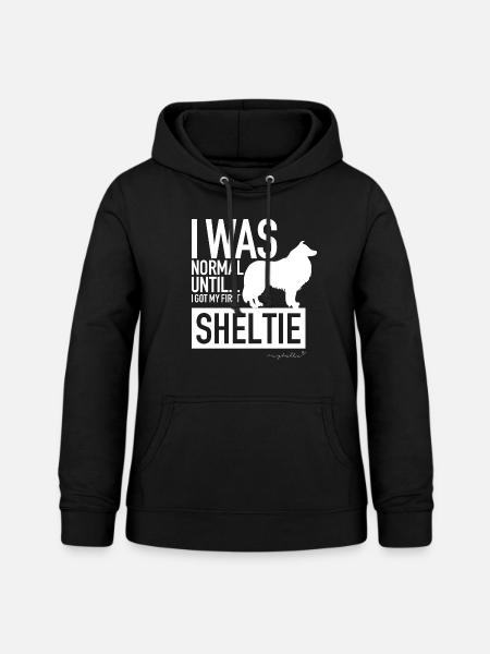 Sheltie - Frauen Hoodie - Schwarz