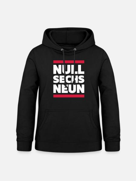 NULL SECHS NEUN - Frauen Hoodie - Schwarz